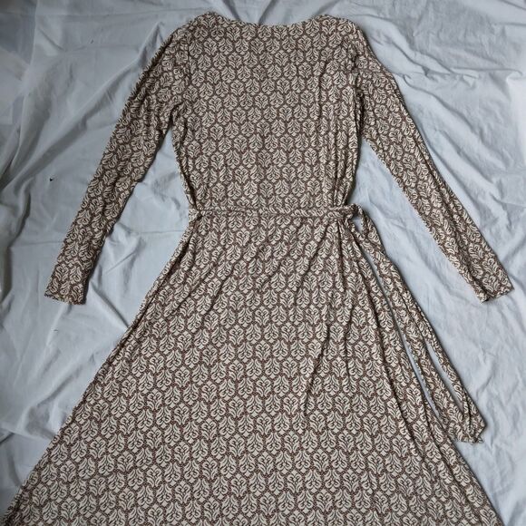 Soft Surroundings Midi Dress Long Sleeve Womens Tall Medium - Picture 7 of 9